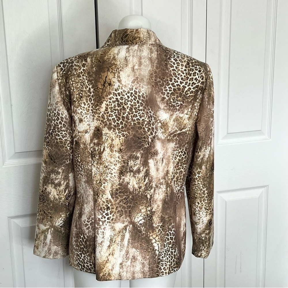 Joseph Ribhoff Snake Print Jacket Size 14 - Picture 3 of 15
